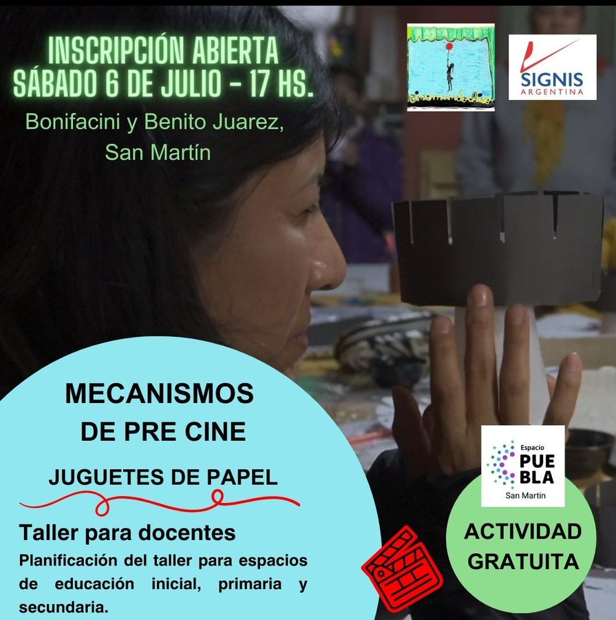  Taller de Mecanismos de Pre-Cine para docentes